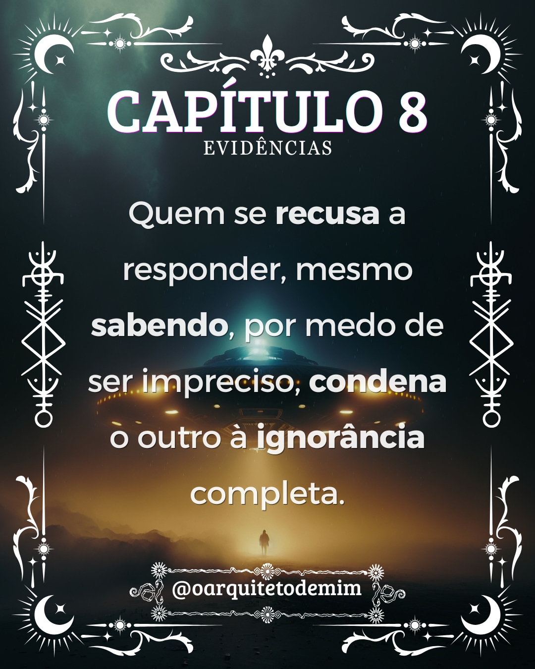 Capítulo 08 — Evidências